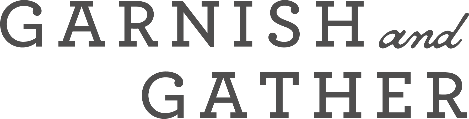 Garnish & Gather logo