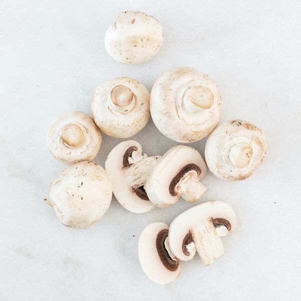 Picture of button mushrooms