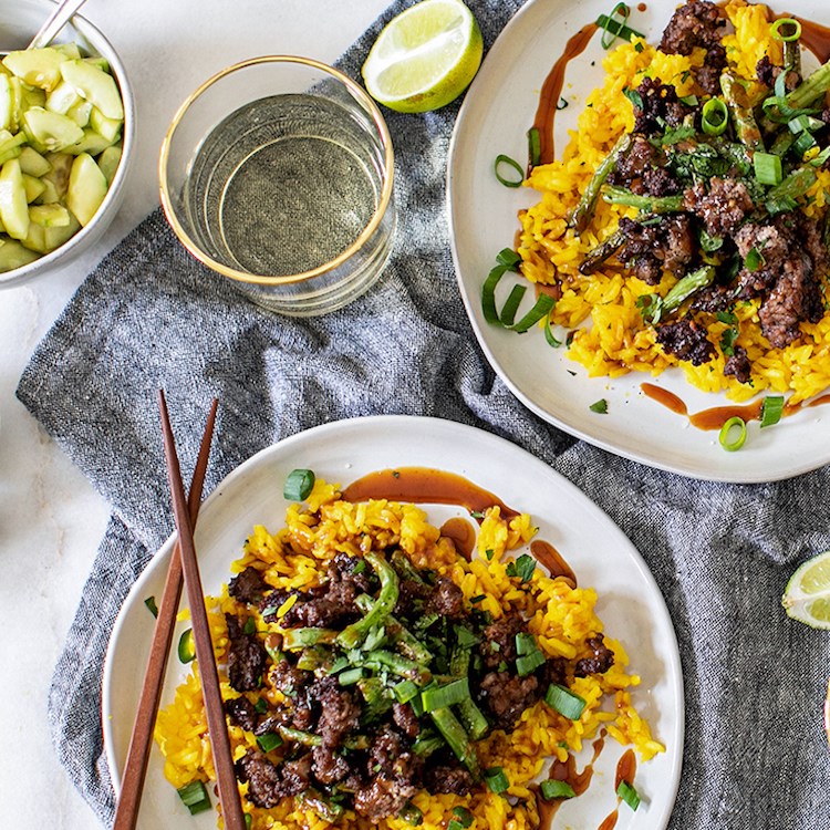 Picture of Crispy Thai Beef & Snow Peas