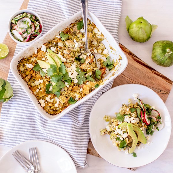 Picture of Chicken Chilaquiles Bake