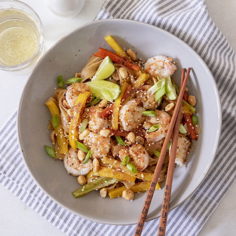 Picture of Sesame Shrimp & Peanut Noodles