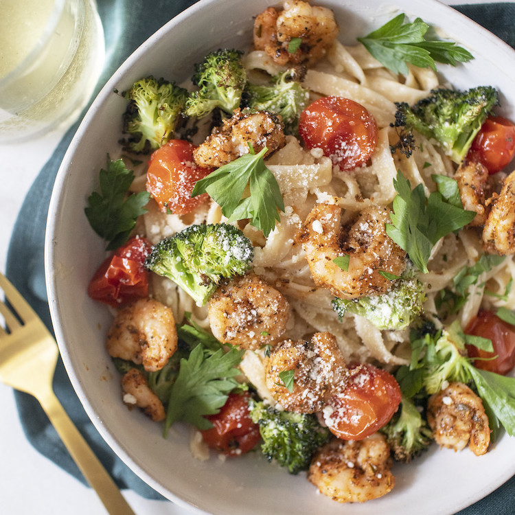 Picture of Blackened Shrimp Alfredo