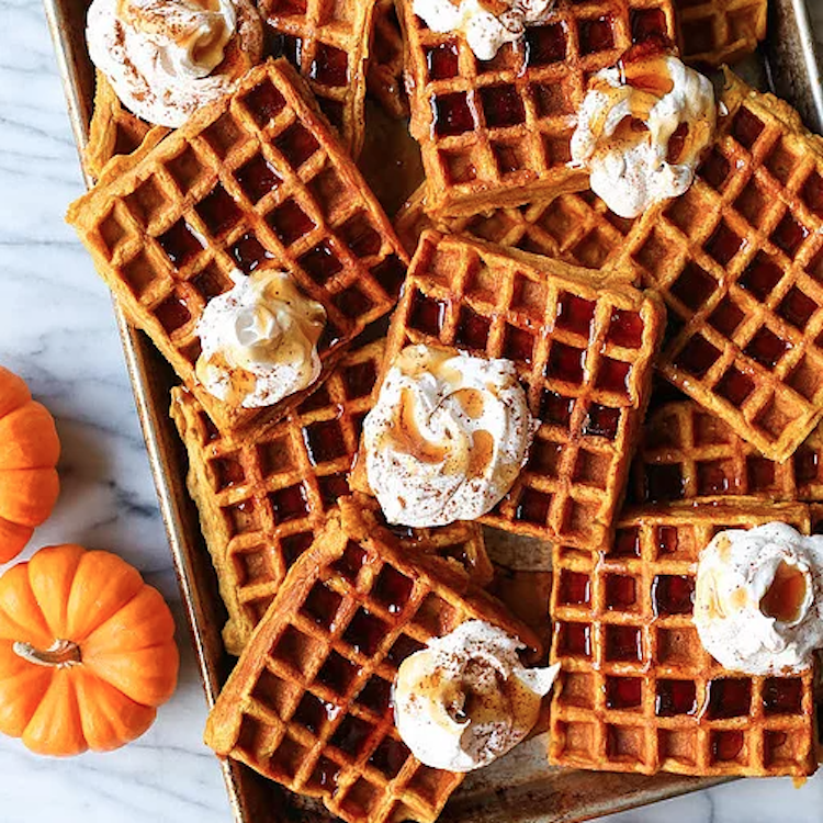 Picture of Heavenly Cakes pumpkin spice waffles