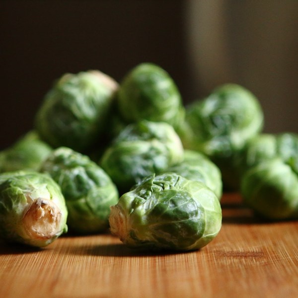 Picture of organic brussels sprouts