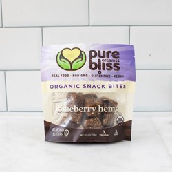 Picture of Pure Bliss blueberry hemp snack bites