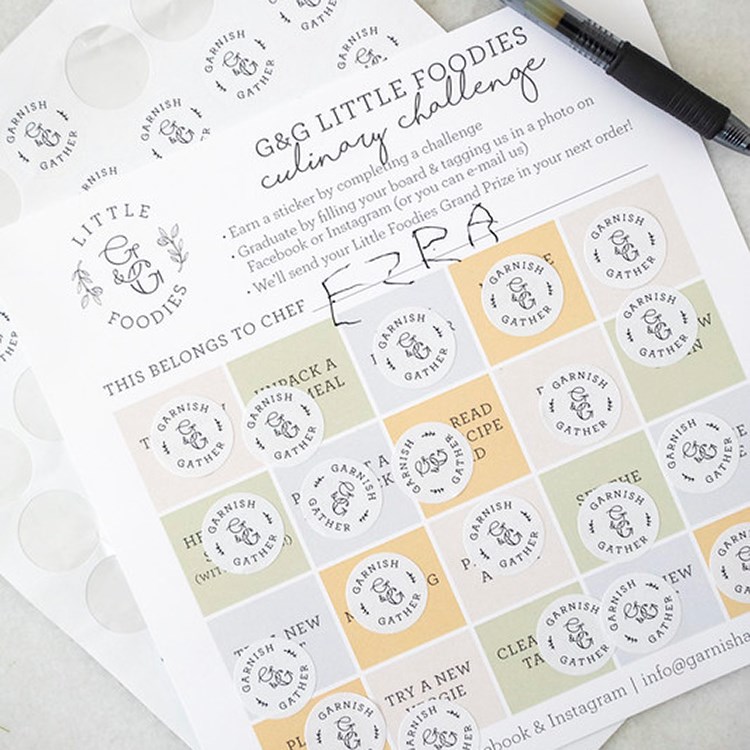 Picture of Little Foodies game board