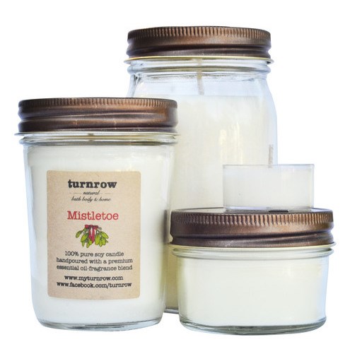 Picture of Turnrow mistletoe soy candle