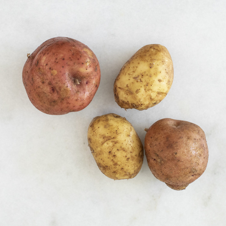 Picture of local baby potatoes