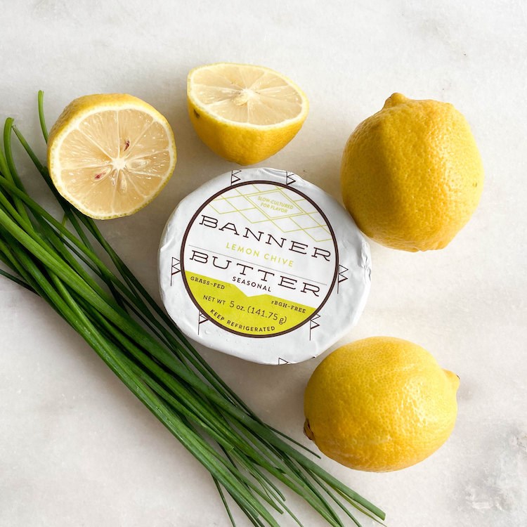 Picture of lemon chive Banner Butter