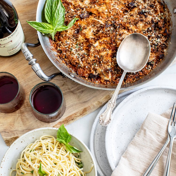 Picture of Skillet Eggplant Parmesan