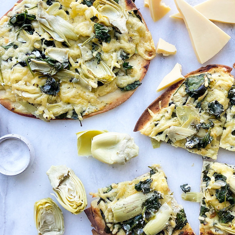 Picture of Spinach Artichoke Pizza