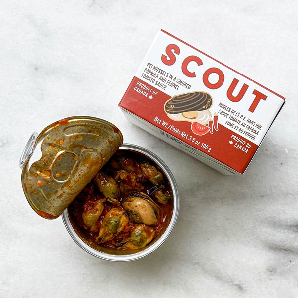 Picture of Scout smoked mussels