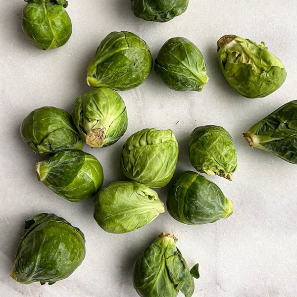 Picture of organic brussels sprouts