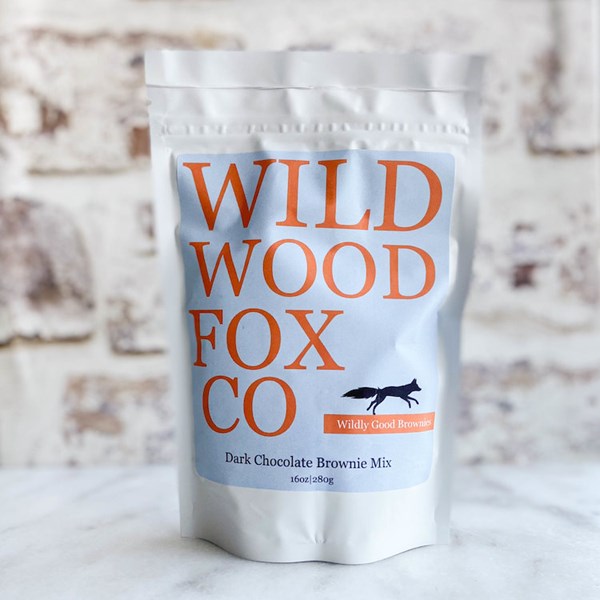 Picture of Wildwood Fox Co. dark chocolate brownie mix
