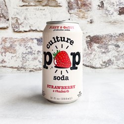 Picture of Culture Pop Soda strawberry & rhubarb