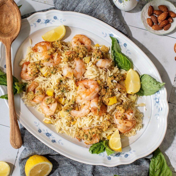 Picture of Shrimp & Pesto Alla Trapanese