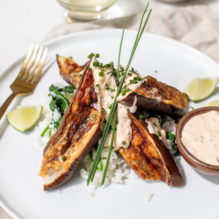 Picture of Miso-Glazed Eggplant