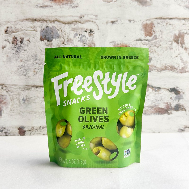 Picture of Freestyle Snacks original green olives
