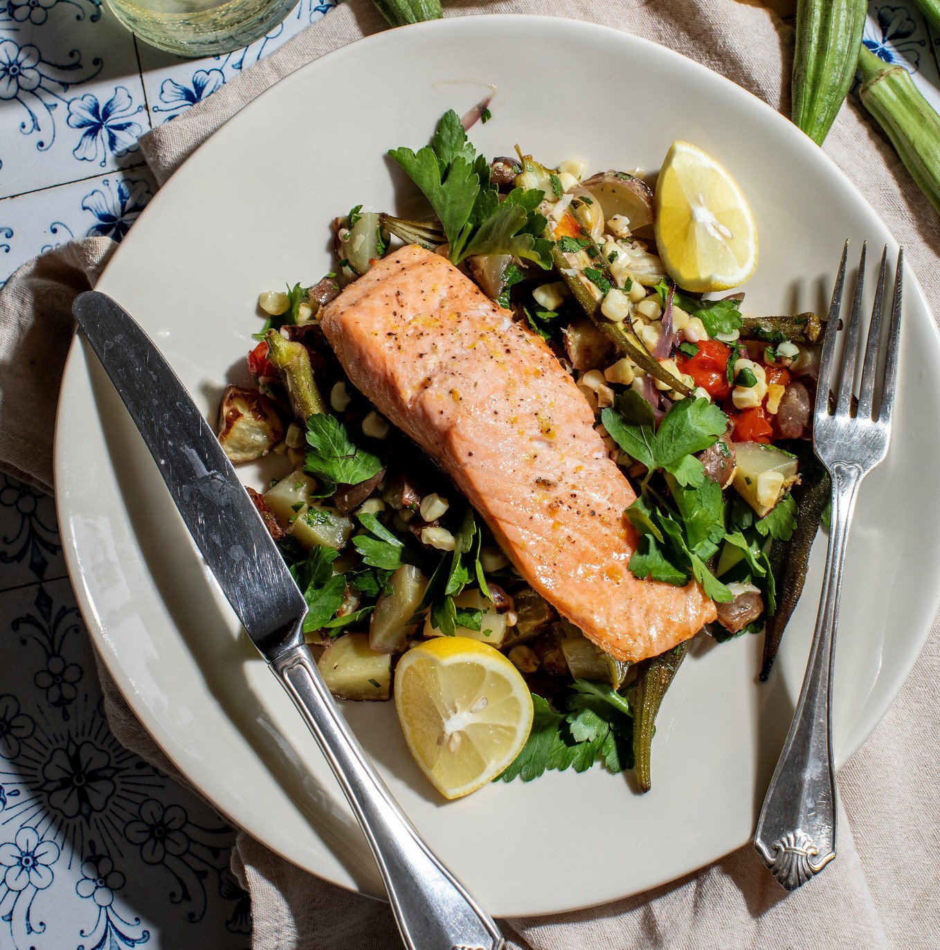 Picture of Salmon & Succotash