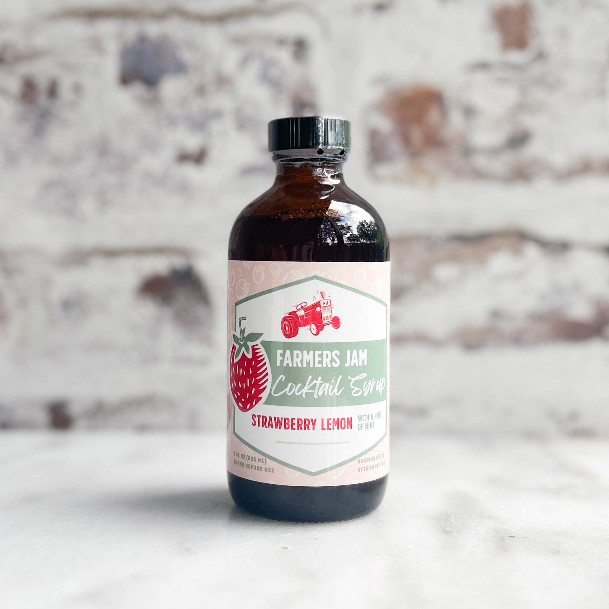 Picture of Farmers Jam strawberry lemon cocktail syrup