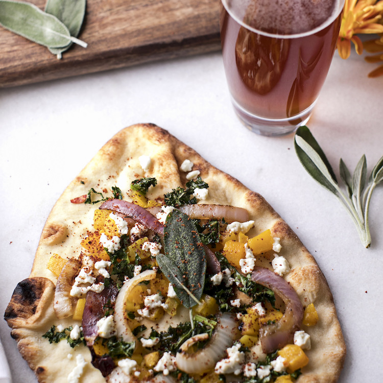 Picture of Fried Sage & Squash Flatbread