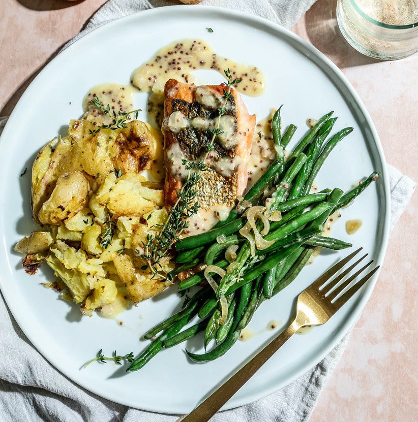 Picture of Mustard Beurre Blanc Salmon