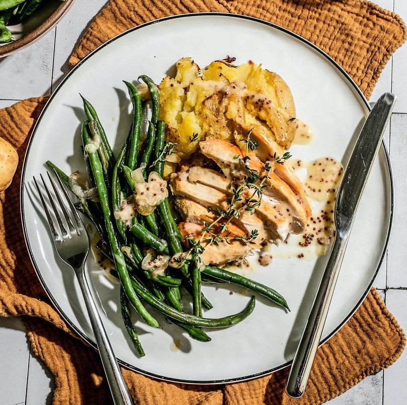 Picture of Mustard Beurre Blanc Chicken