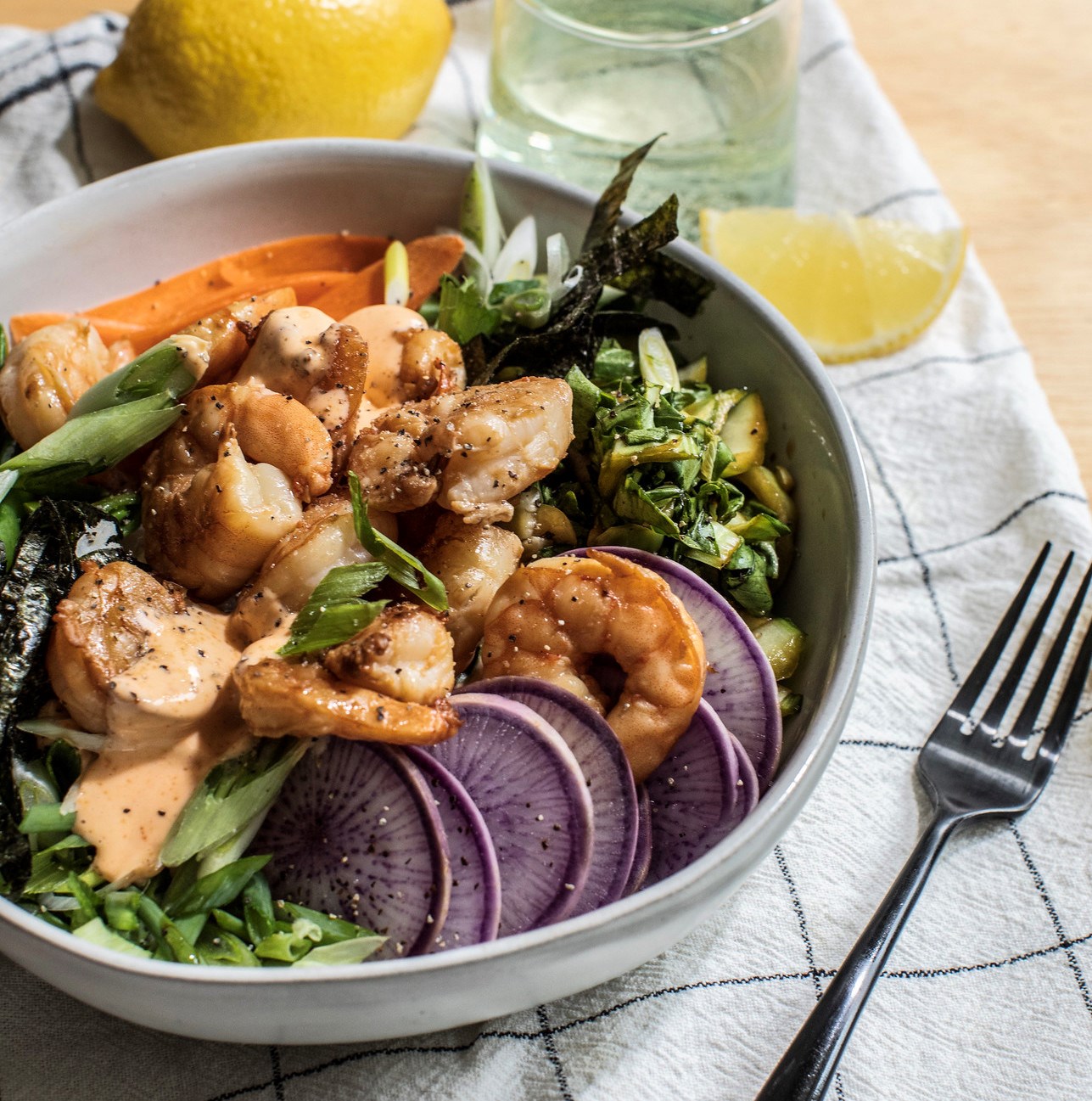 Picture of Miso Honey Shrimp Bowl
