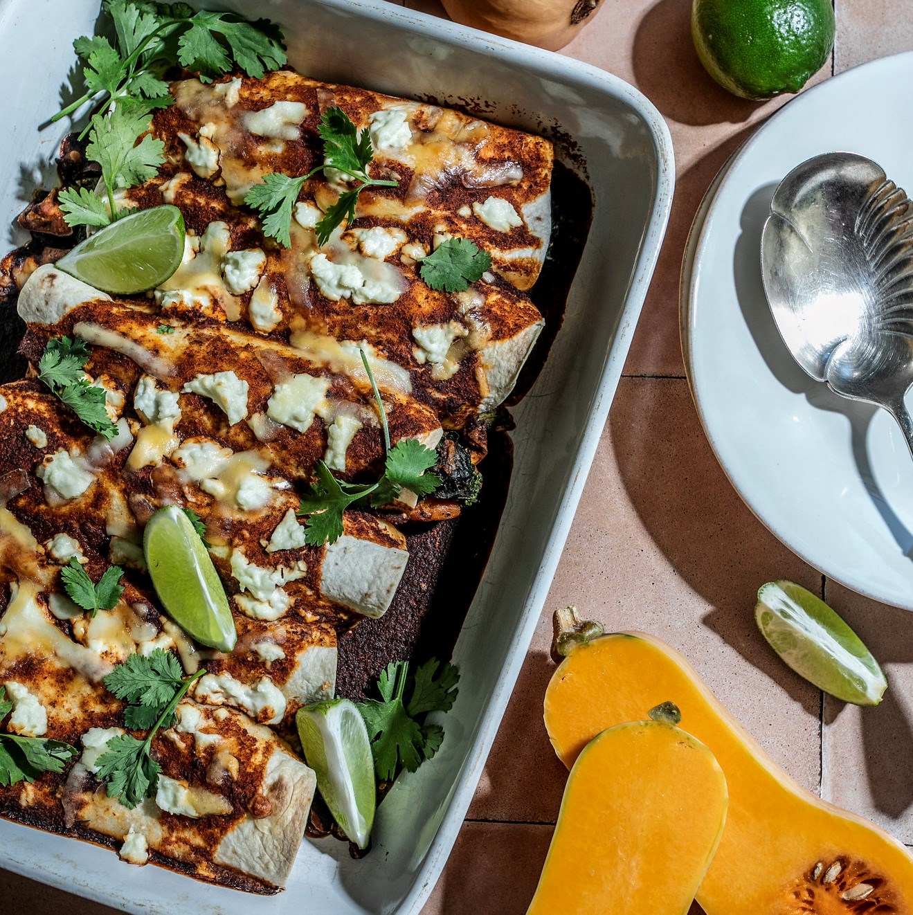 Picture of Black Bean & Butternut Enchiladas