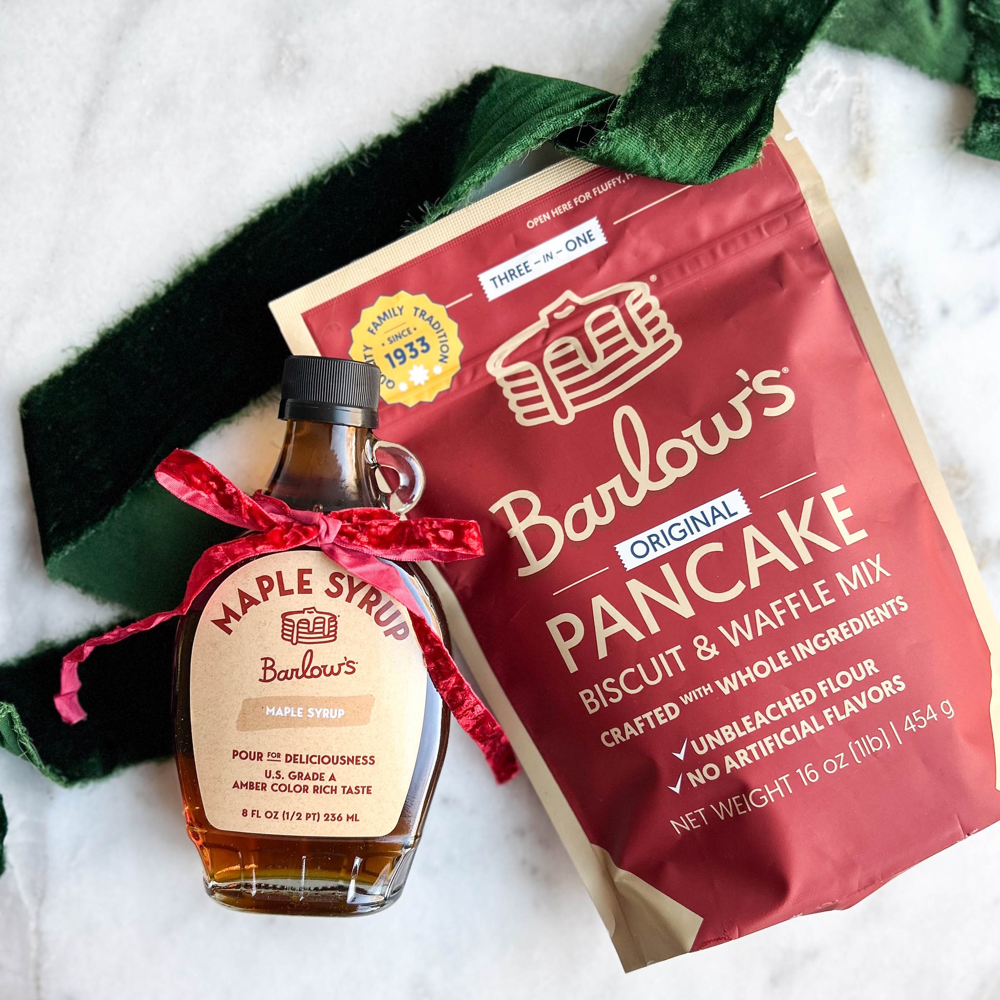 Picture of Barlow's pancake mix & syrup gift set