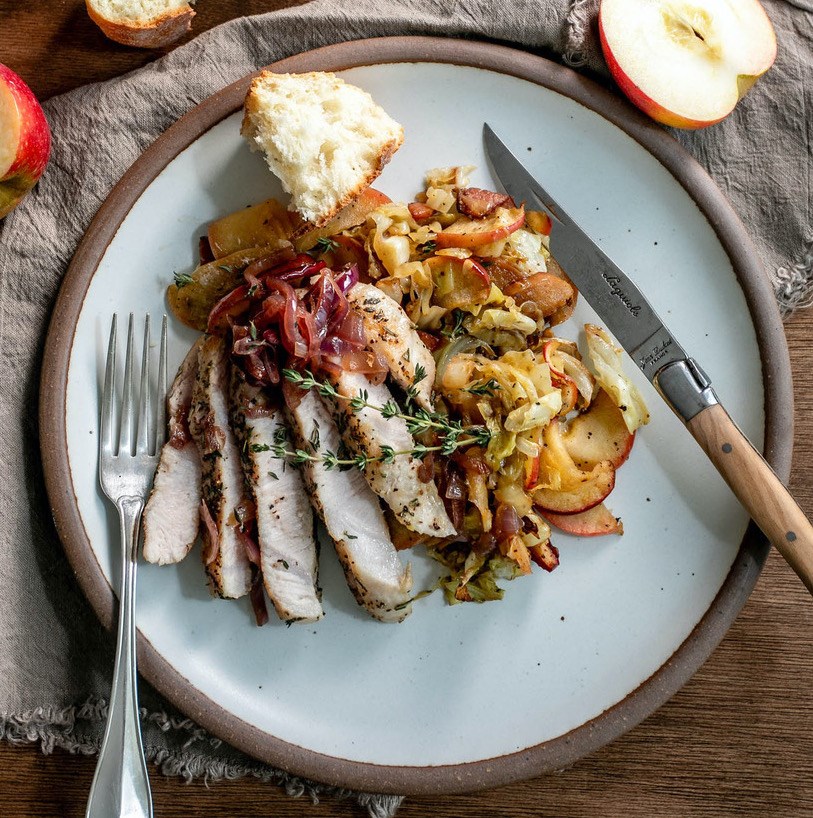 Picture of Bacon-Apple Pork Chops