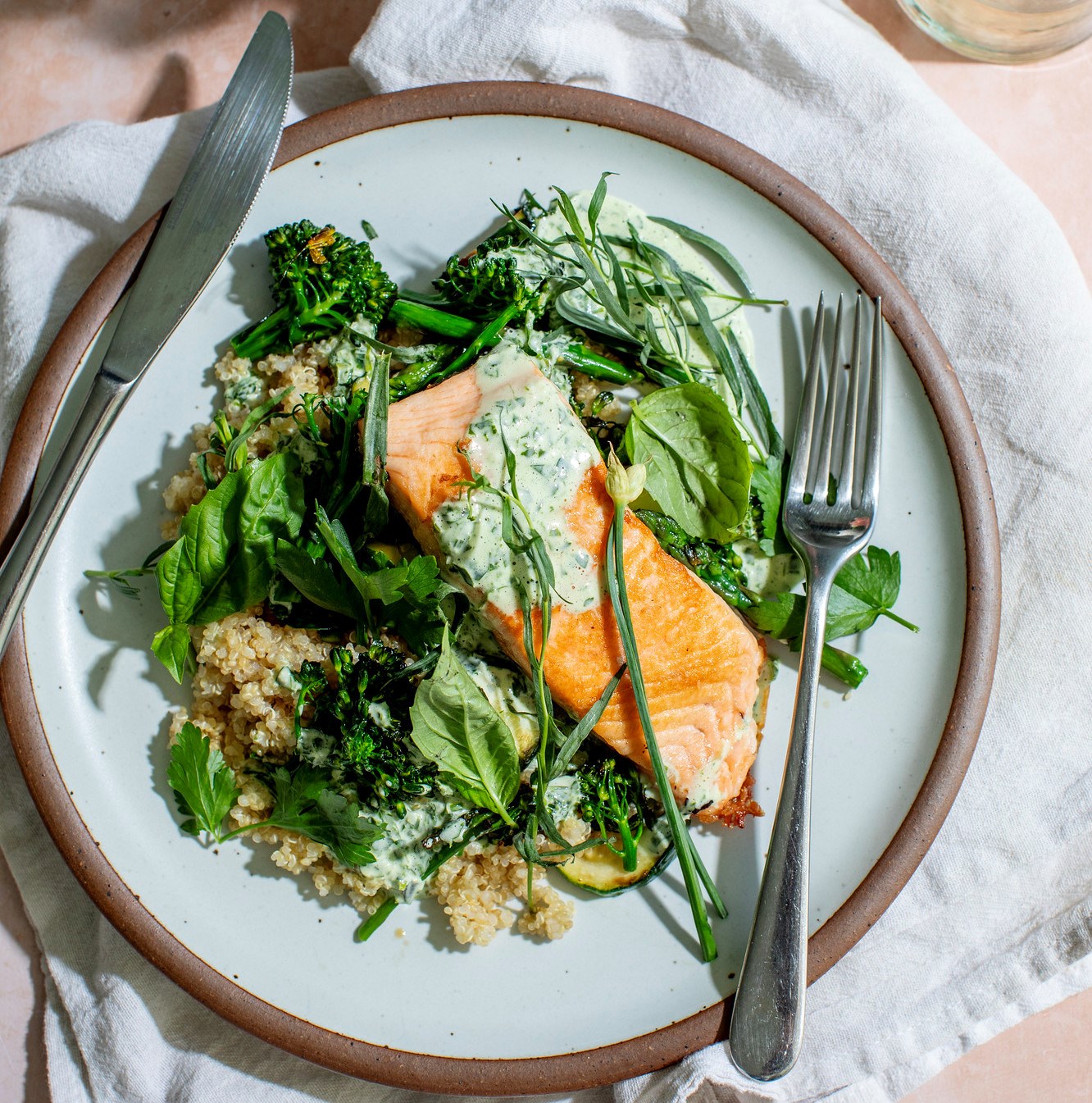 Picture of Green Goddess Salmon Bowl