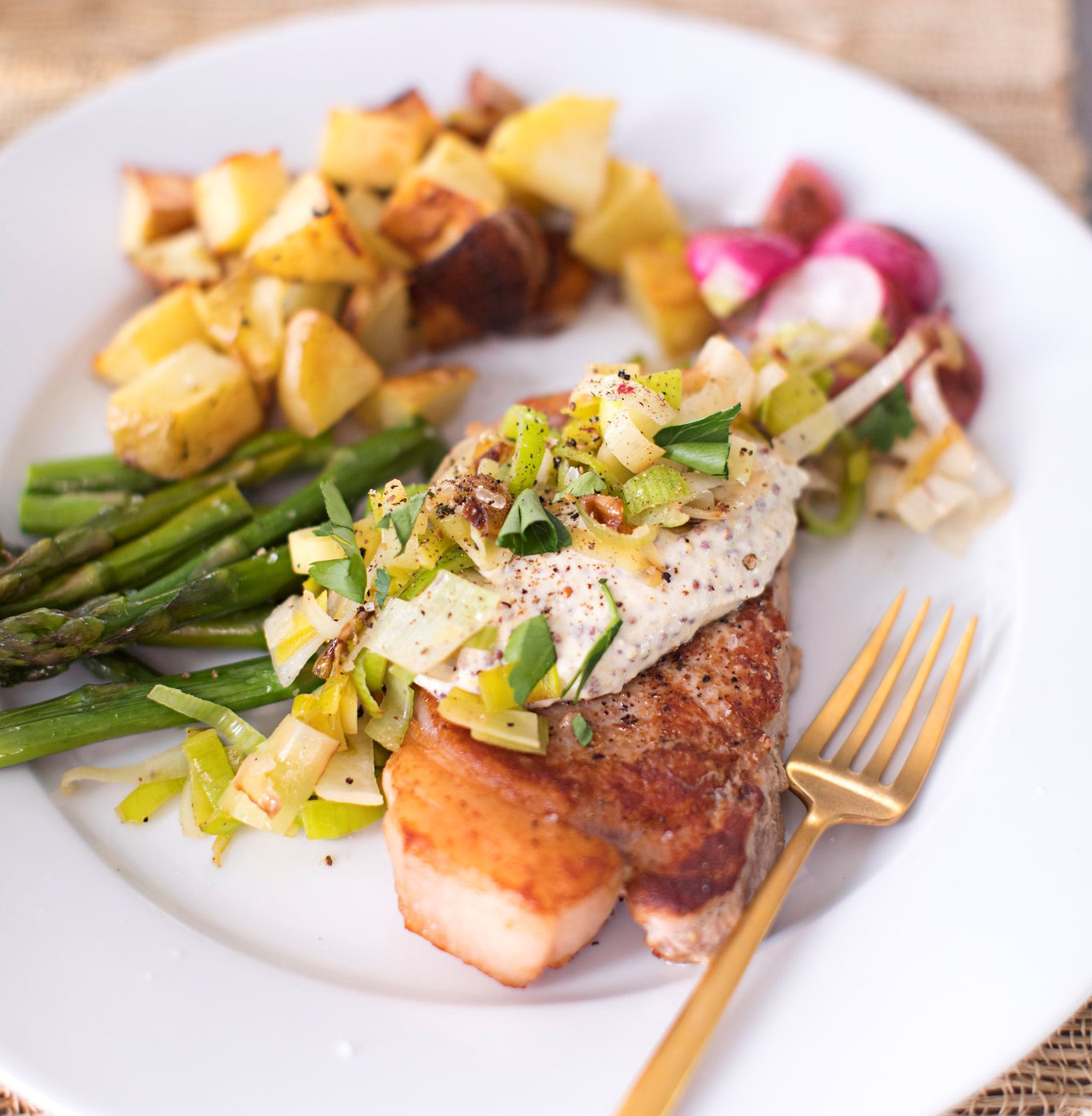 Picture of Mustard Cream Pork Chops