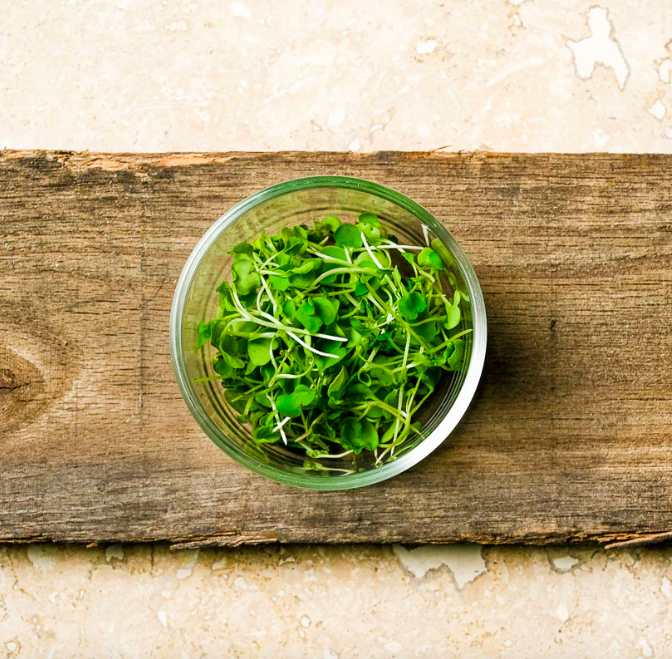 Picture of Alo Farms arugula microgreens