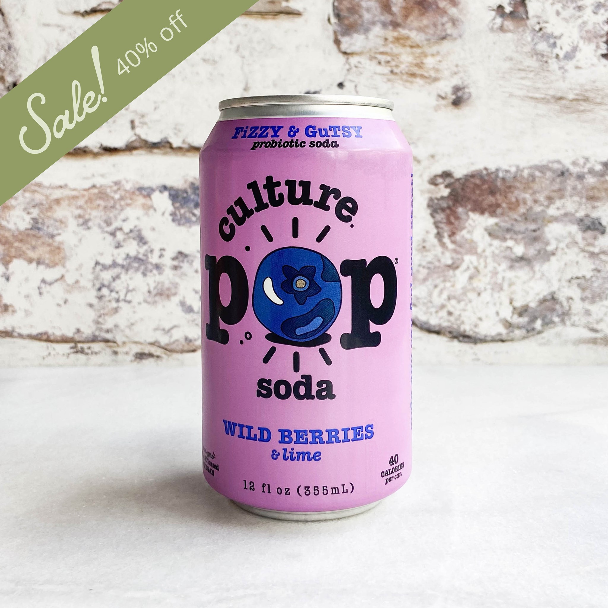 Picture of Culture Pop Soda wild berries & lime