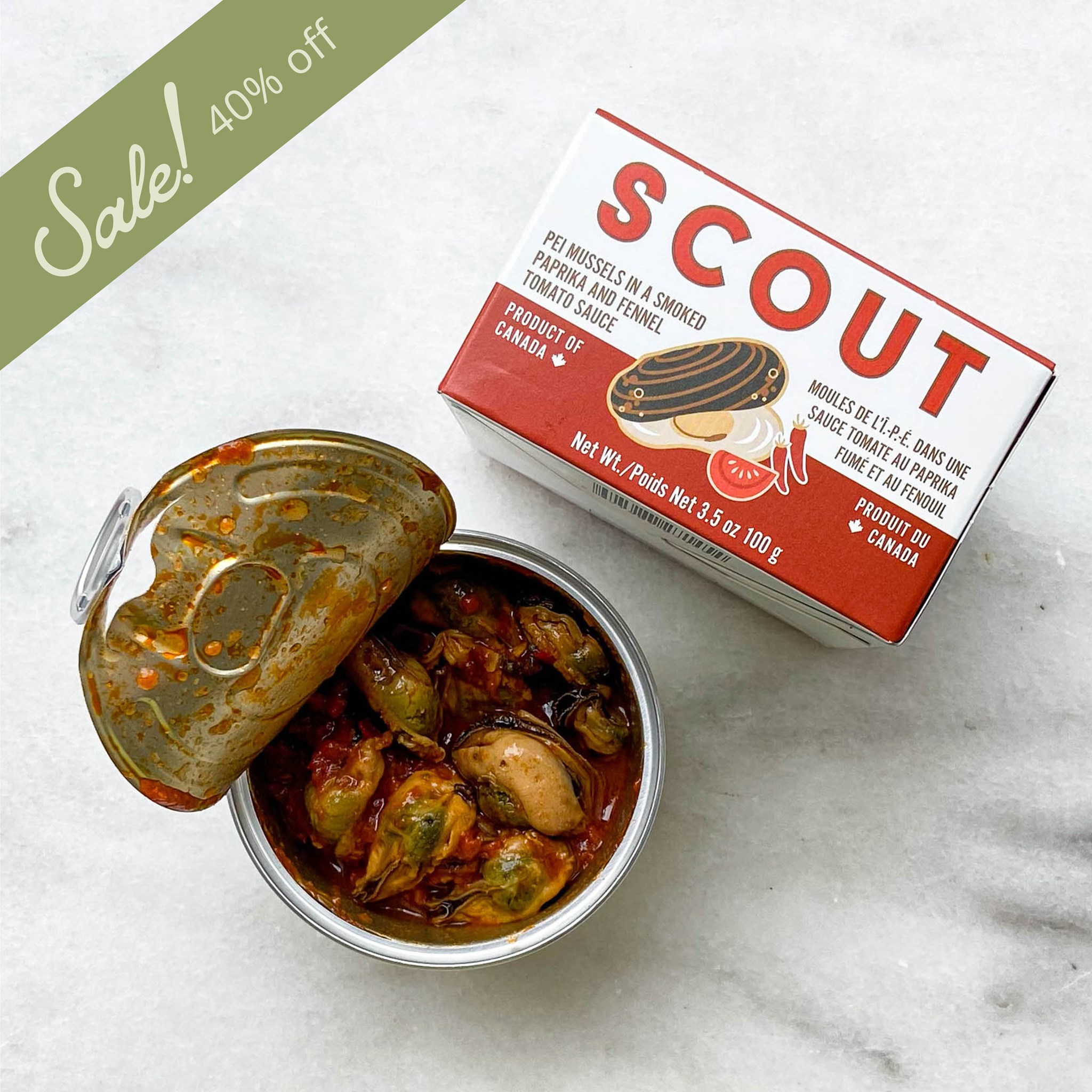 Picture of Scout smoked mussels