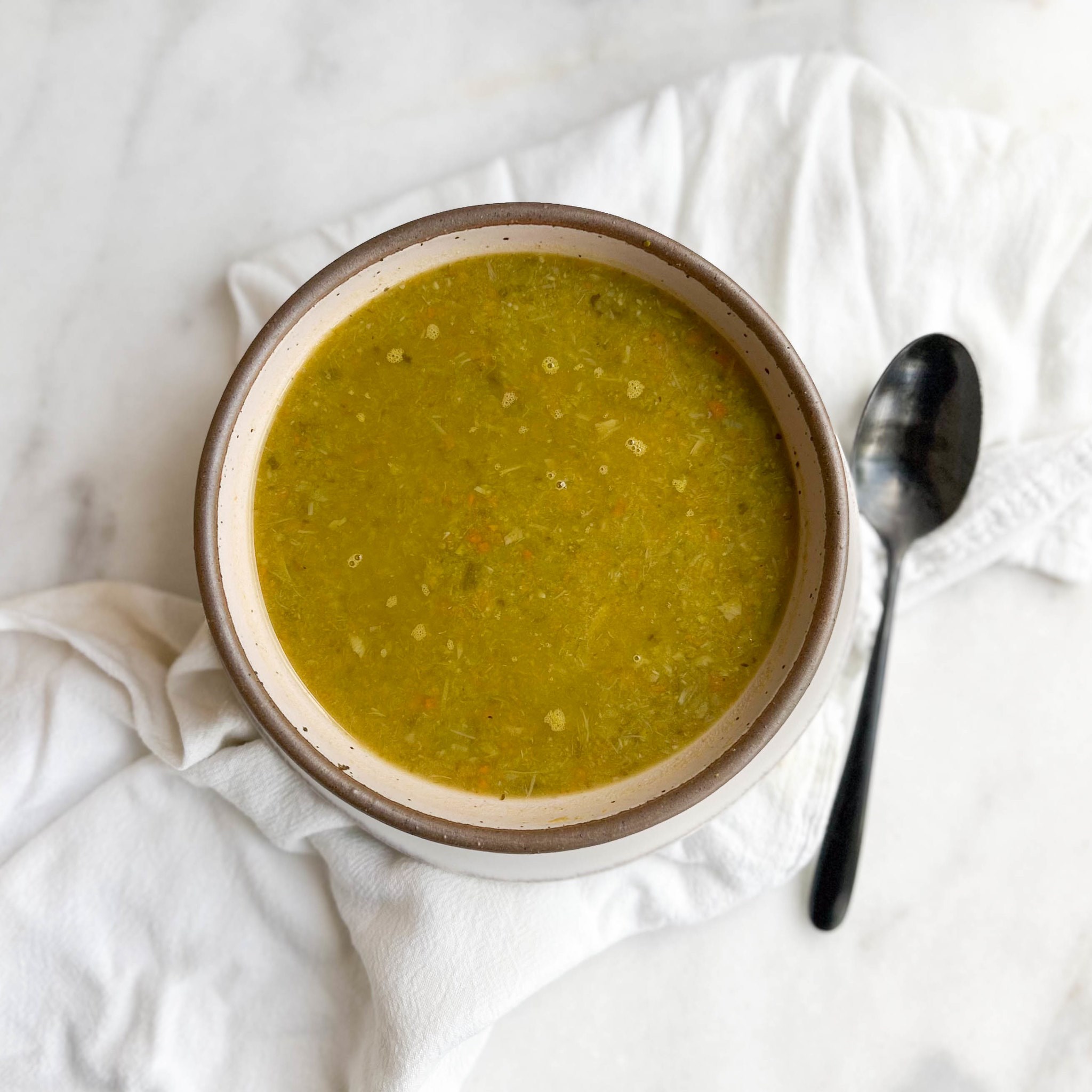 Picture of Souper Jenny's artichoke & spring pea soup