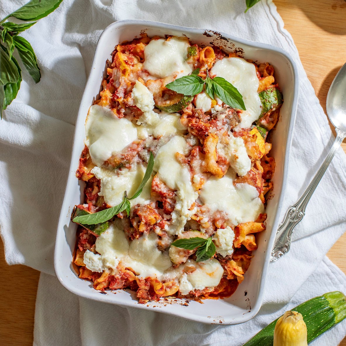 Picture of Three Cheese Ratatouille Pasta