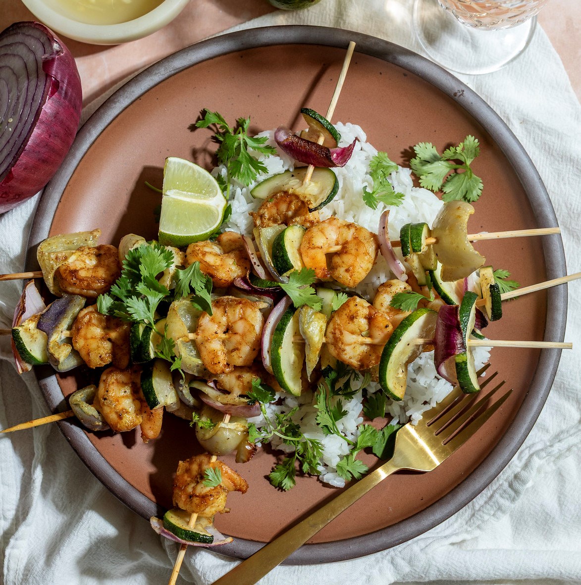 Picture of Thai Coconut Shrimp Kebabs