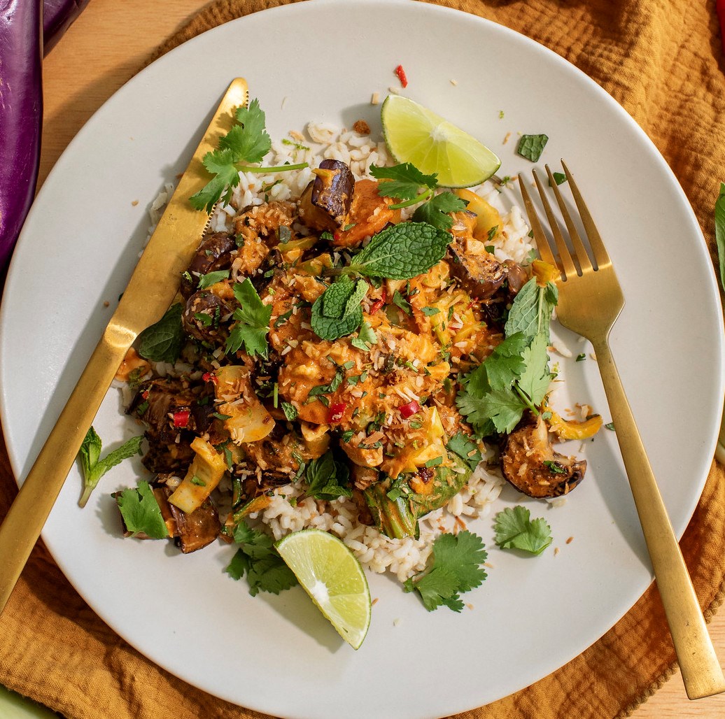 Picture of Red Curry Eggplant