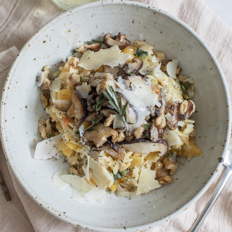 Picture of Truffled Mushroom Orzo Risotto