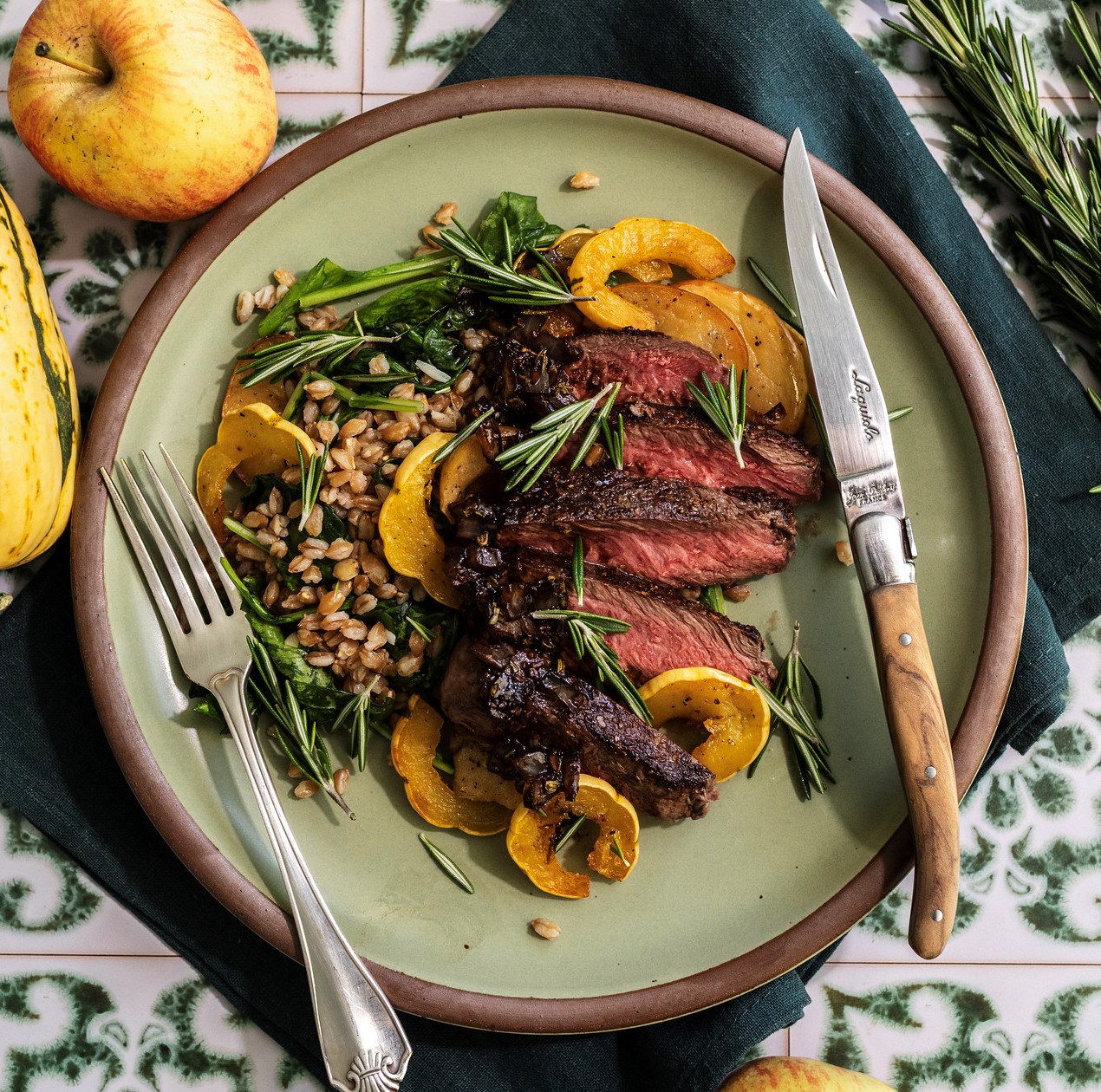 Picture of Rosemary Steak & Delicata