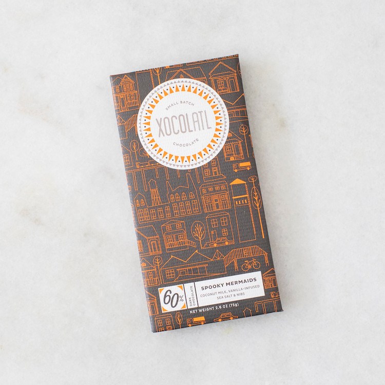 Picture of Xocolatl spooky mermaids Halloween chocolate bar