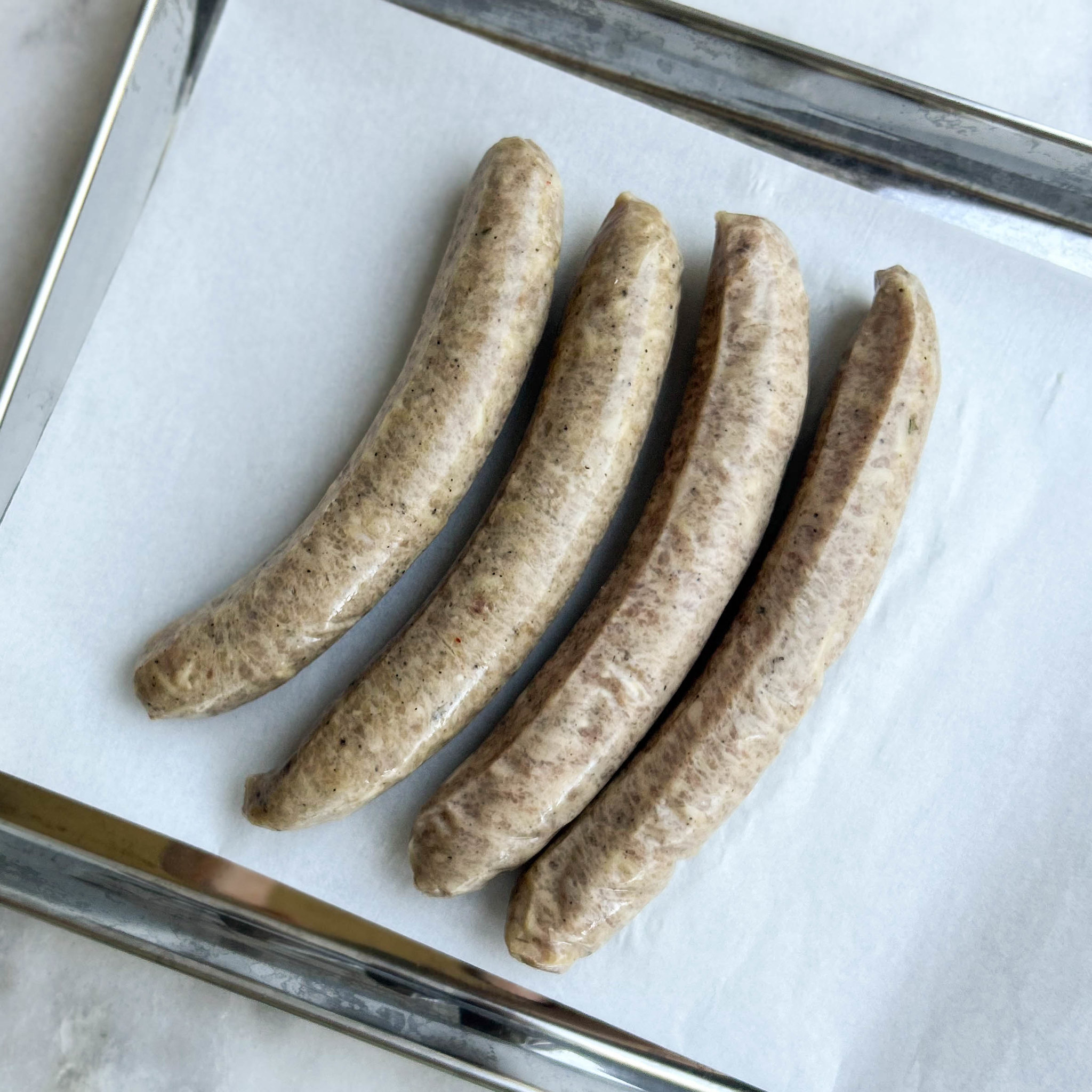 Picture of G&G black truffle, rosemary & parmesan chicken sausage