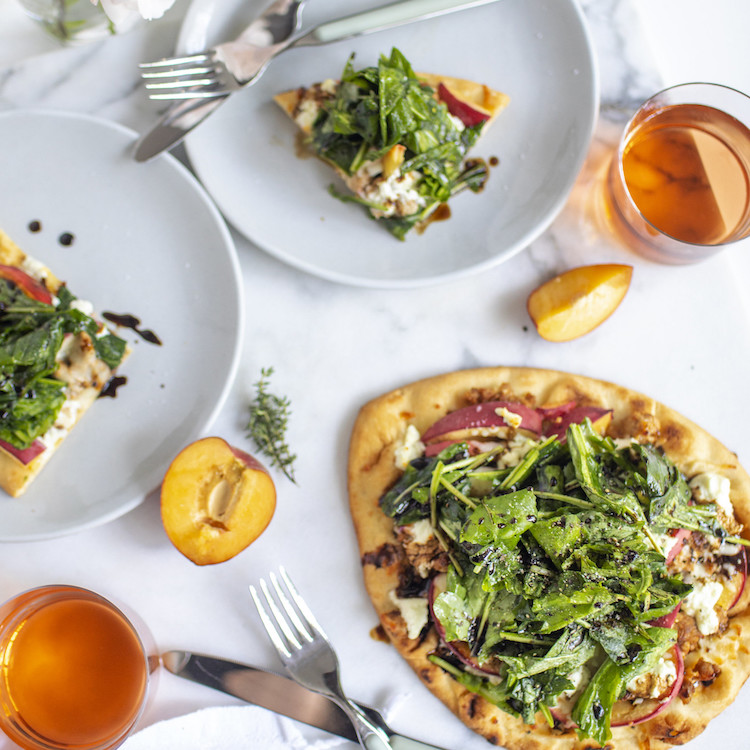 Picture of Chorizo & Peach Flatbread