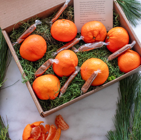 Picture of satsumas & sweets gift box