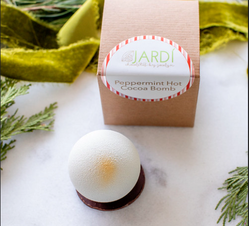 Picture of Jardi peppermint hot cocoa bomb