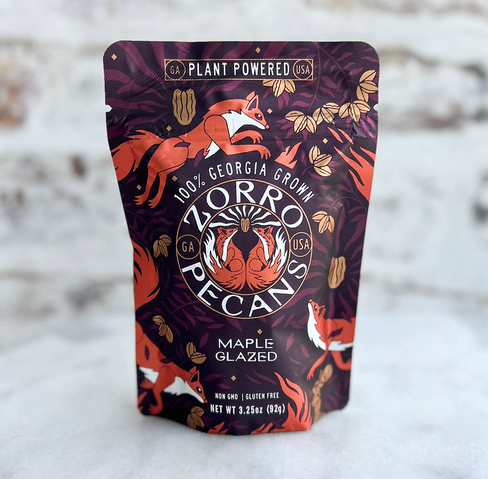 Picture of Zorro maple glazed pecans snack size