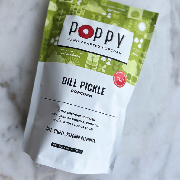 Picture of Poppy dill pickle popcorn 