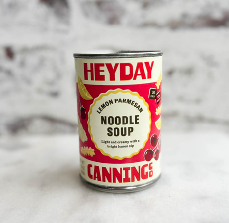 Picture of Heyday Canning Co. lemon parmesan noodle soup